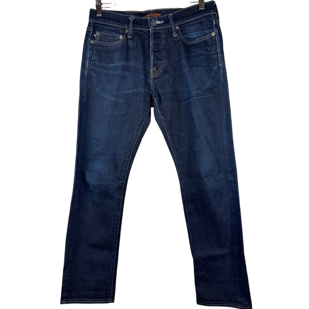 Abercrombie & Fitch Jeans Mens 30x30 Blue Performance Selvedge Straight Stretch